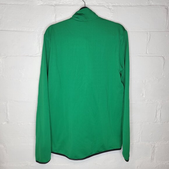 Eddie Bauer Men's TL Tall Large Pullover 1/2 Zip Green - Picture 2 of 4